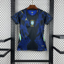 Camisa Pronta Entrega Brasil Away 2026/27 - Nike Torcedor Feminina - Azul/Preta