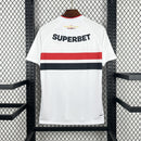 Camisa São Paulo Home 2026/27 - New Balace Torcedor Masculina - Branca/Preta